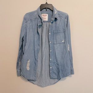 Mossimo Boyfriend Fit Denim Long Sleeve